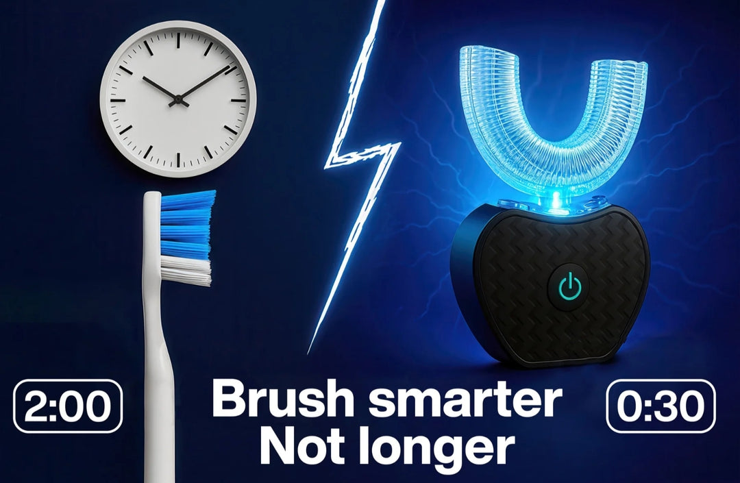 U-shaped lazy ultrasonic electric toothbrush
